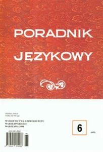 Picture of Poradnik językowy 6/2008