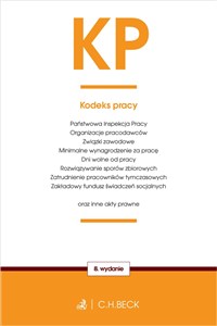 Picture of Kp oraz ustawy towarzyszące wyd. 8