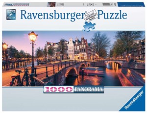 Obrazek Puzzle 2D 1000 Panorama Amsterdamu 16752