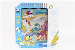 Obrazek Książeczka z pisakiem do kolorowania wodą Dino