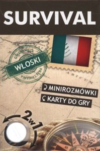 Obrazek SURVIVAL Język włoski Minirozmówki i karty do gry 2 w 1