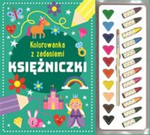 Obrazek Kolorowanka z zadaniami. Księżniczki