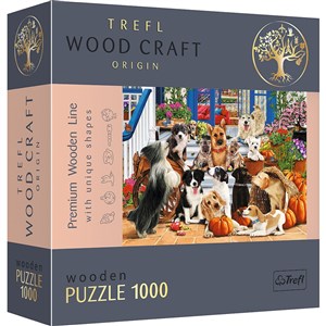 Picture of Puzzle drewniane Psia przyjaźń 1000