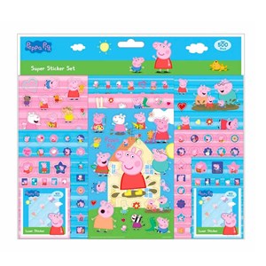 Picture of Zestaw Naklejek Świnka Peppa 500szt
