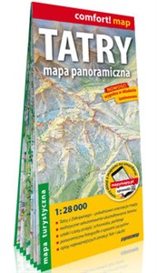 Obrazek Tatry Mapa panoramiczna laminowana mapa turystyczna; 1 : 28 000