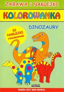 Obrazek Dinozaury kolorowanka