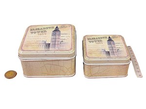 Picture of Pudełko metalowe 2szt