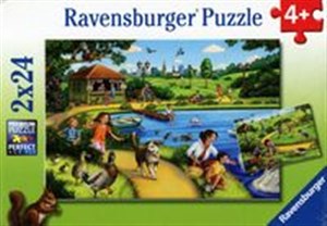 Obrazek Puzzle Zabawa w parku 2x24