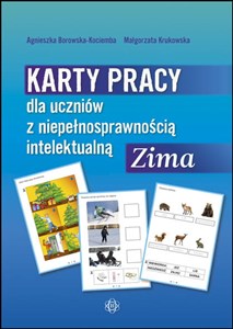 Obrazek Karty pracy dla uczniów z niepełnosprawnością intelektualną Zima