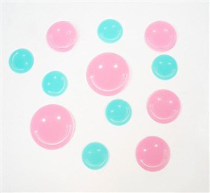 Picture of Naklejki fluorescencyjne - Buźki 12szt