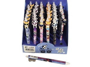 Obrazek Długopis z ozdobną końcówką - piesek (36szt)