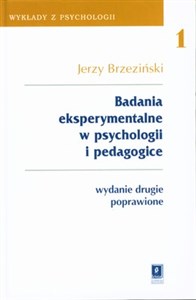 Picture of Badania eksperymentalne w psychologii i pedagogice