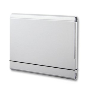 Obrazek Teczka łamana A4 na gumkę srebrna