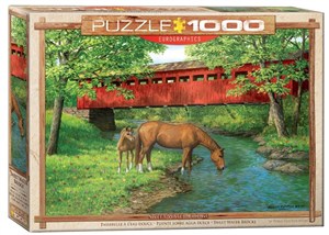 Obrazek Puzzle 1000 Rodzina koni
