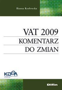 Obrazek VAT 2009 Komentarz do zmian