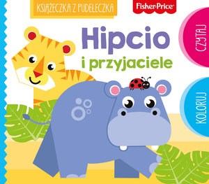 Obrazek Fisher Price Książeczka z pudełeczka. Hipcio i przyjaciele