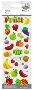 Picture of Naklejki wypukłe miękkie owoce 24szt