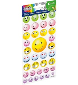 Obrazek Fiorello, Naklejki wypukłe buźki gwiazdki