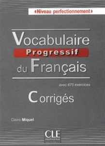 Picture of Vocabulaire progressif du français niveau perfectionnement. Corrigés avec 675 exercices