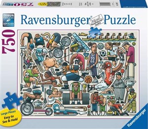 Picture of Puzzle 2D 750 Duży Format Piękne podwórko 16940