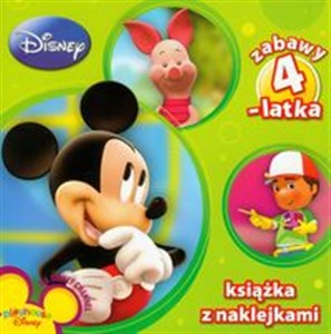 Obrazek Disney Zabawy 4 latka Książka z naklejkami UZ-2