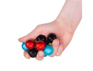 Obrazek Metalowe kulki na gumce fidget mix