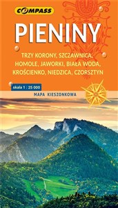 Picture of Pieniny. Mapa kieszonkowa w skali 1:25 000 (wersja wodoodporna)