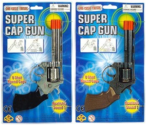 Obrazek Pistolet metalowy na spłonkę MIX