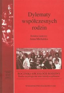 Obrazek Dylematy współczesnych rodzin Roczniki socjologii rodziny Tom XVI