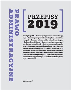 Obrazek Prawo Administracyjne Przepisy 2019