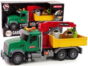 Obrazek Dźwig z koszami na śmieci