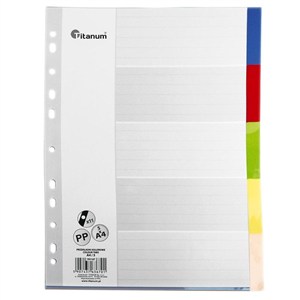 Obrazek Przekładki A4 5 kolorów