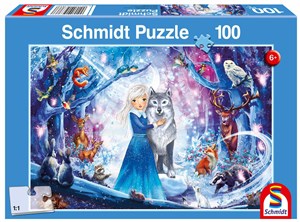 Picture of Puzzle 100 Księżniczka w zimowym lesie 112944
