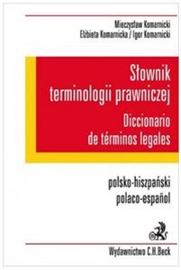 Picture of Słownik terminologii prawniczej Diccionario de terminos legales Polsko-hiszpański