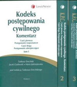 Picture of Kodeks Postępowania Cywilnego Komentarz t. 1 - 3