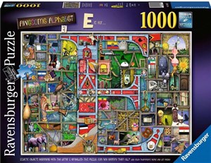 Picture of Puzzle 2D 1000 Niesamowity alfabet E & F 16420