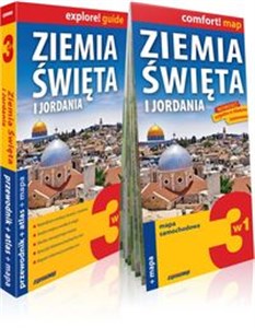 Picture of Ziemia Święta i Jordania explore! guide 3w1: przewodnik + atlas + mapa