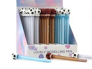 Picture of Długopis z ozdobną końcówką, piłka MIX