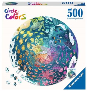 Picture of Puzzle 2D 500 Paleta kolorów Ocean 17170