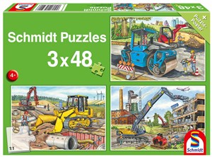 Picture of Puzzle 3x48 Pojazdy budowlane 112943