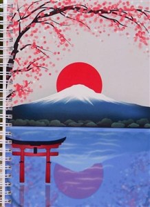 Picture of Zeszyt japoński A5/100K kropki