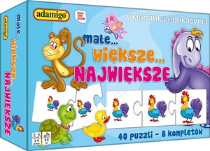 Obrazek Małe większe największe układanka edukacyjna