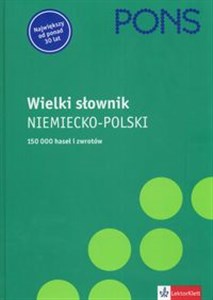 Obrazek Pons Wielki słownik niemiecko - polski