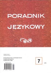 Picture of Poradnik językowy 3/2008