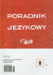 Obrazek Poradnik językowy 8/2009