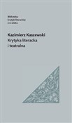 Krytyka li... - Kaszewski Kazimierz -  foreign books in polish 