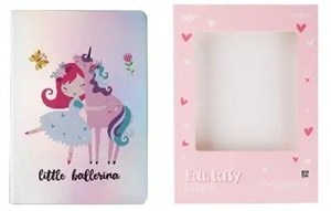 Obrazek Notes holograficzny balet jednorożec 19x13,5cm