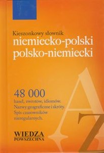 Obrazek Kieszonkowy słownik niemiecko polski polsko niemiecki