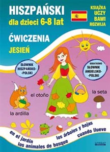 Obrazek Hiszpański dla dzieci 6-8 lat Ćwiczenia Jesień (z nauką angielskiego)