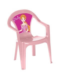 Obrazek Krzesełko plastikowe pastel różowy